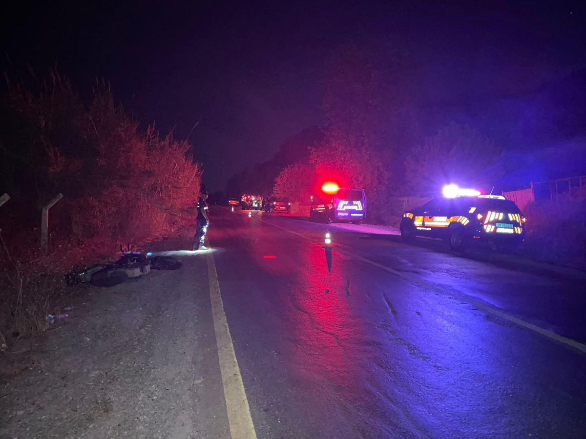 Aydın'da kaza motosiklet sürücüsü Yakup Önkal hayatını kaybetti