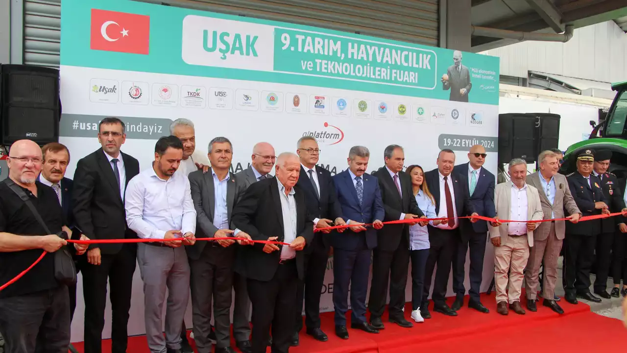 Uşak 9. Tarım, Hayvancılık Fuarı açıldı