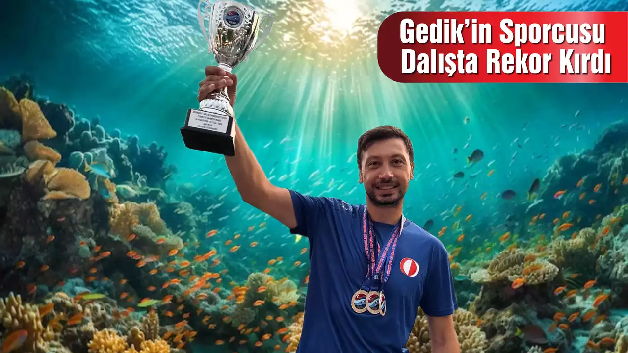Gedik Piliç’in Sporcusu Dalışta Rekor Kırdı