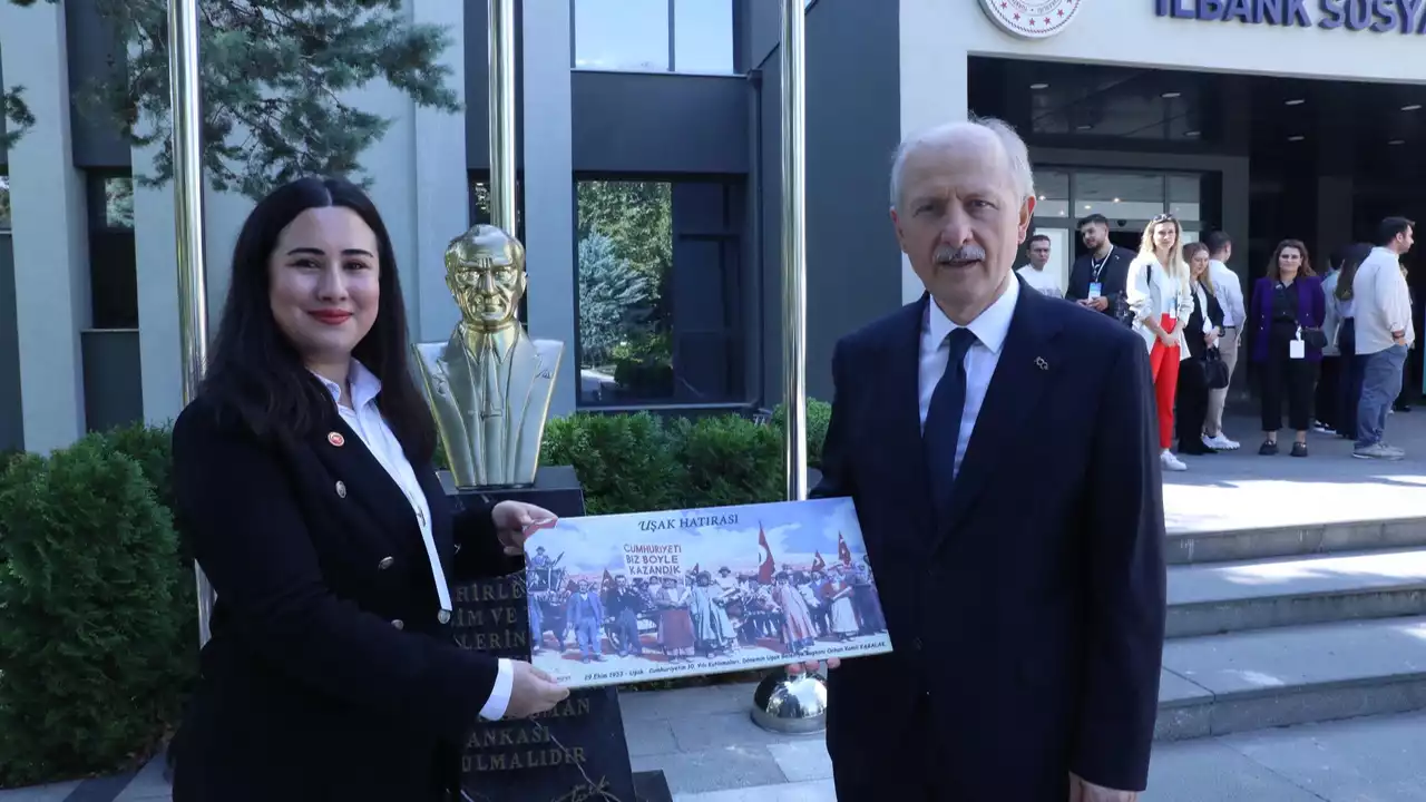 İklim Elçisi Yağmur, Ankara’da Uşak’ı Temsil Etti