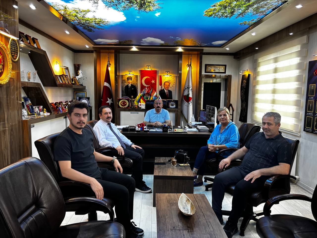 Uşak Kent Konseyinden Başkan Zafer Arpacıya Ziyaret