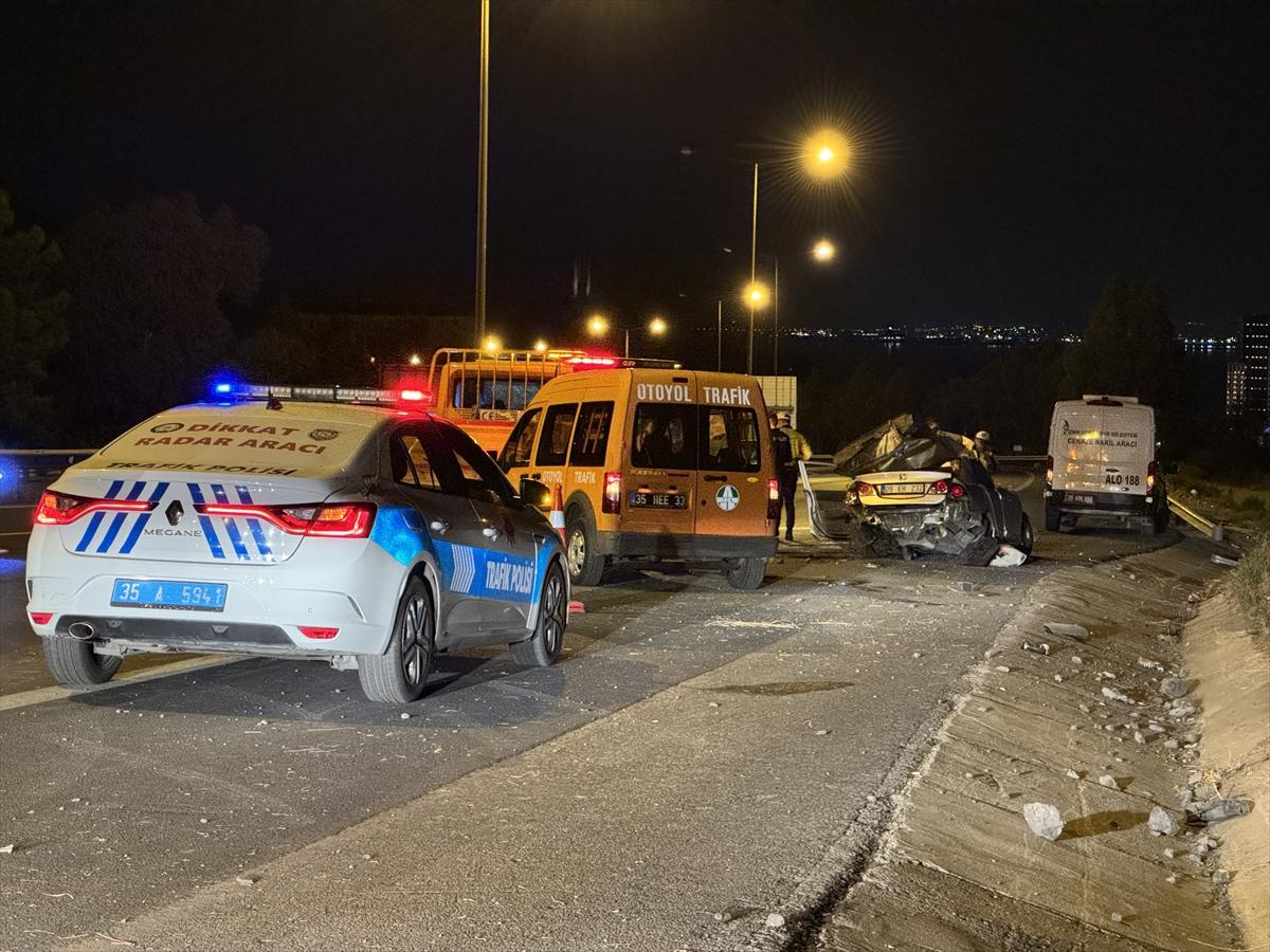 İzmir'de takla atan otomobilin sürücüsü Berk Gedik öldü