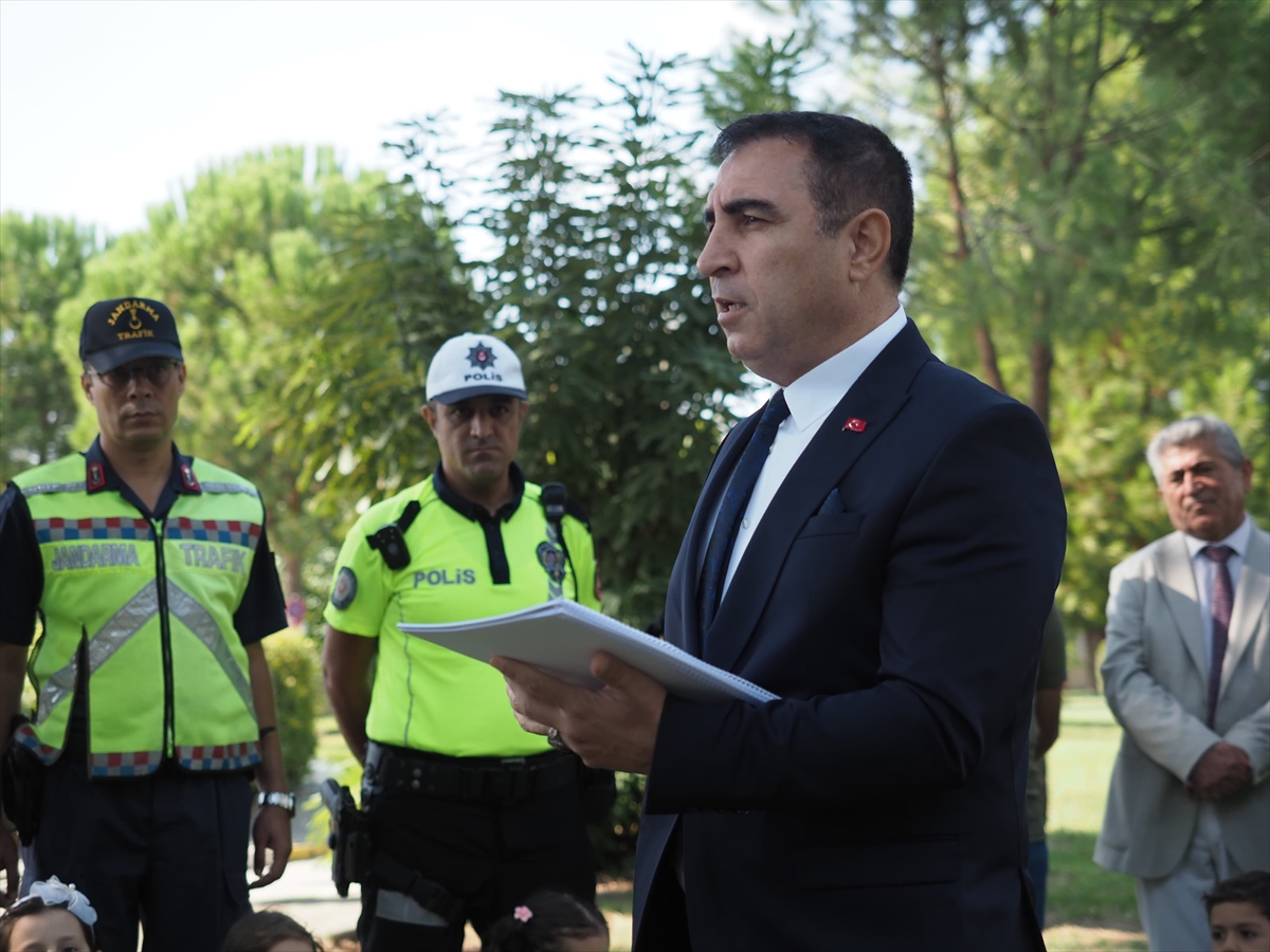 Nazilli'de minik öğrencilere trafik eğitimi verildi