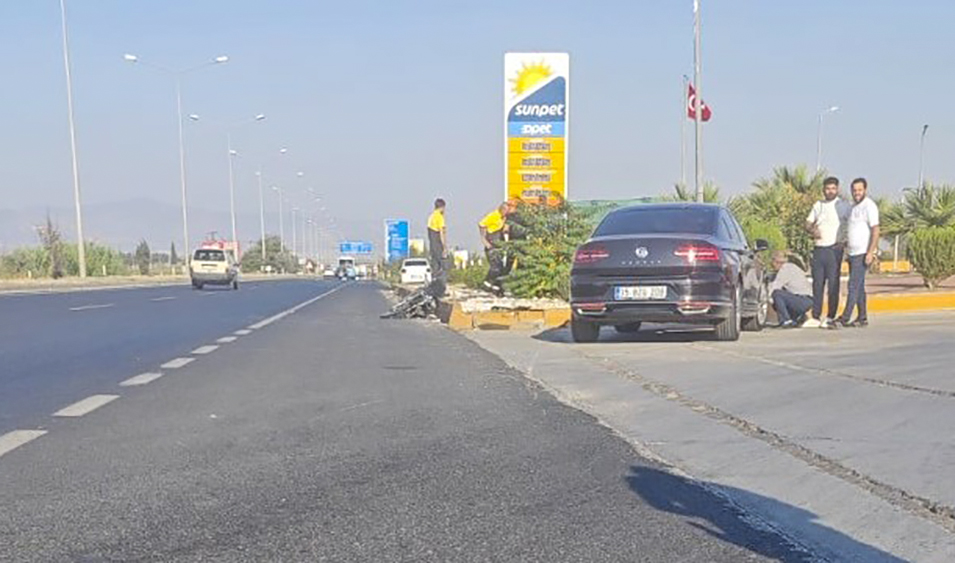 Manisa'da otomobil ile çarpışan motosikletteki Alican Elalmış öldü