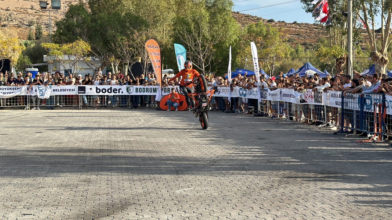 Muğla'da "Uluslararası Bodrum Motofest"  sona erdi
