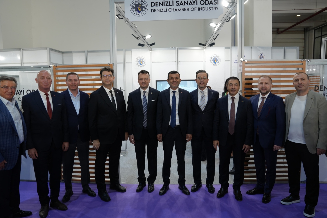 Denizli Sanayi Odası Başkanı Kasapoğlu'ndan fuar katılımcısı üyelere ziyaret