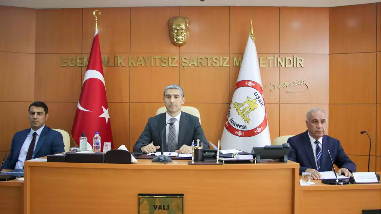 Uşak İl Koordinasyon Kurulu Toplantısı Yapıldı