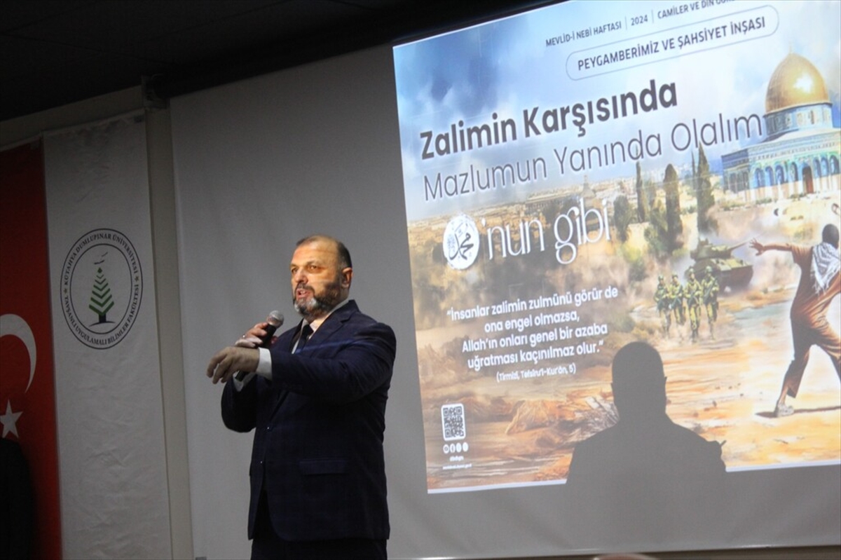 DPÜ Tavşanlı Yerleşkesi'nde "Peygamberimiz ve Karakter İnşası" etkinliği yapıldı