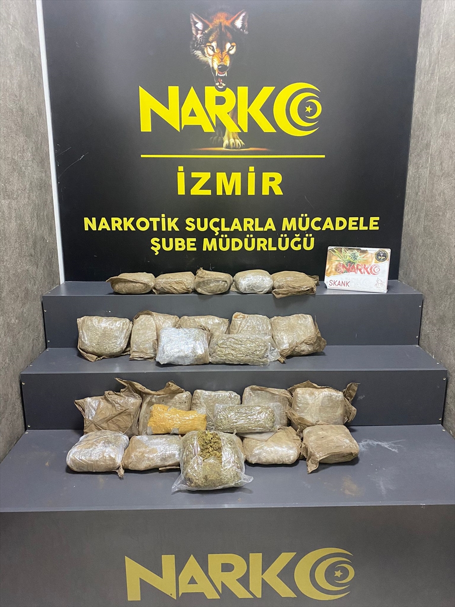 İzmir'de uyuşturucu operasyonunda yakalanan şüpheli tutuklandı