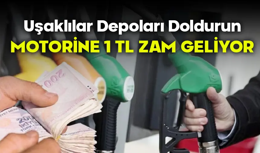 Motorine 1 TL Zam Gelmesi Bekleniyor