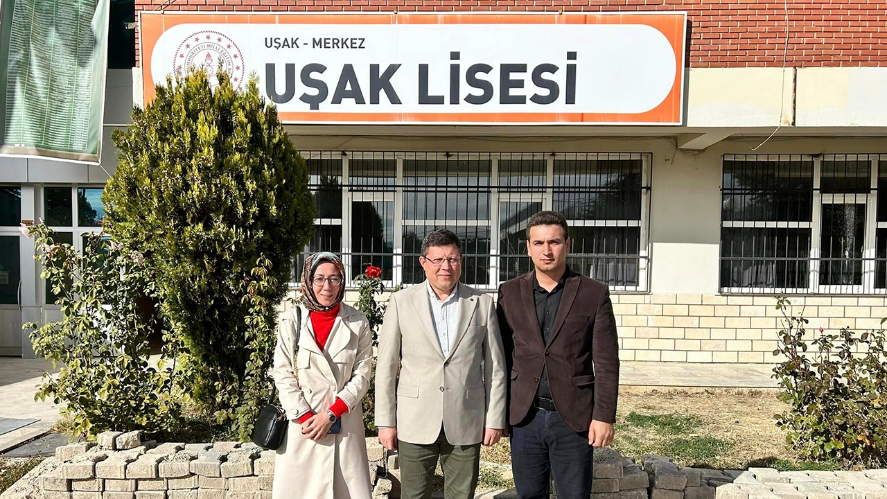 Uşak Lisesi Müdürüne Ak Parti’den Destek Ziyareti
