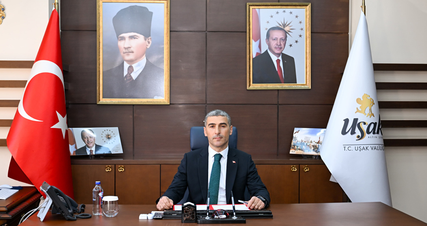 Uşak Valisi Naci Aktaş'ın 29 Ekim Cumhuriyet Bayramı Mesajı