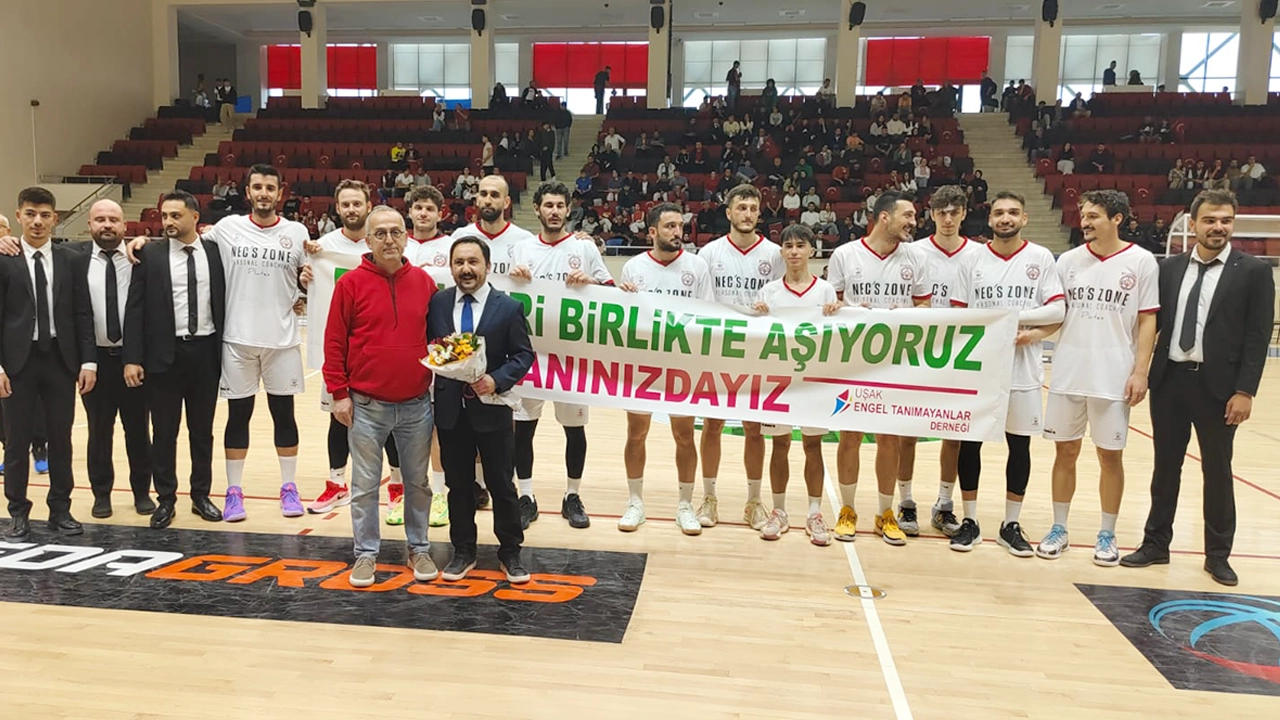 Uşak Kent Konseyi Uşak Basketbolu Yalnız Bırakmadı