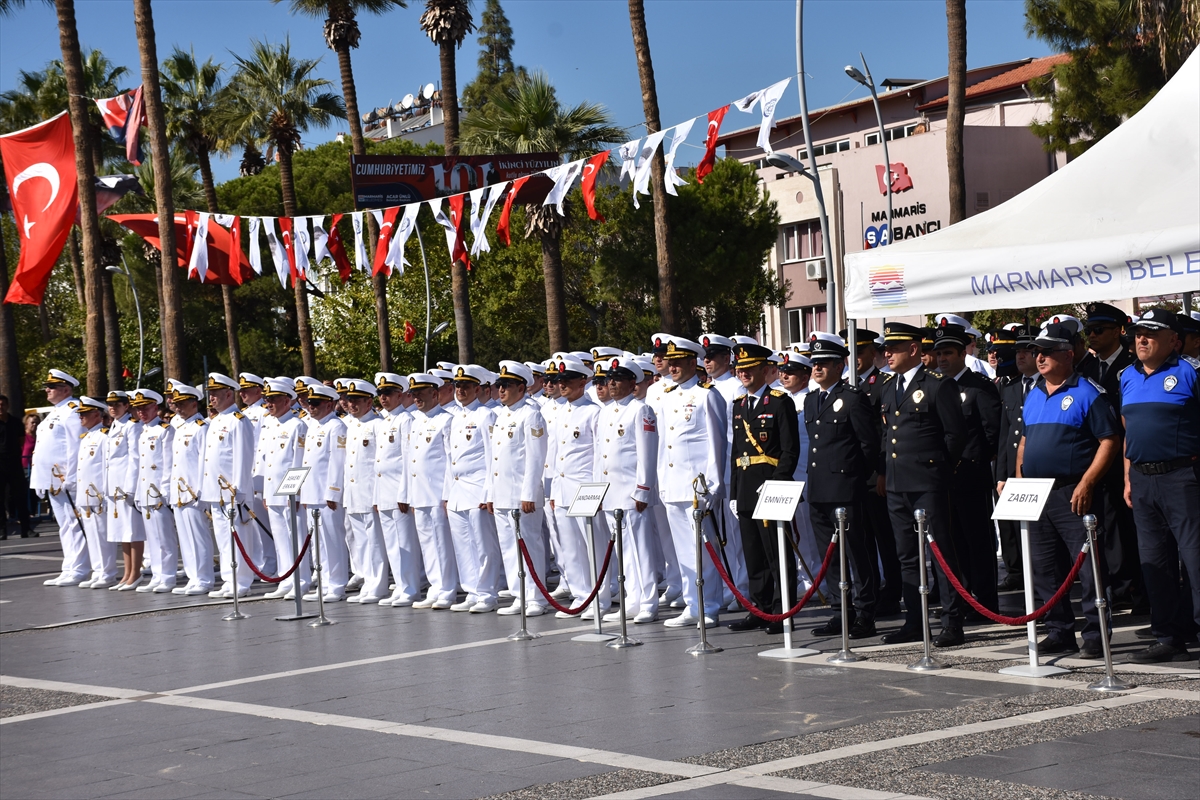 Marmaris'te 29 Ekim Cumhuriyet Bayramı kutlamaları