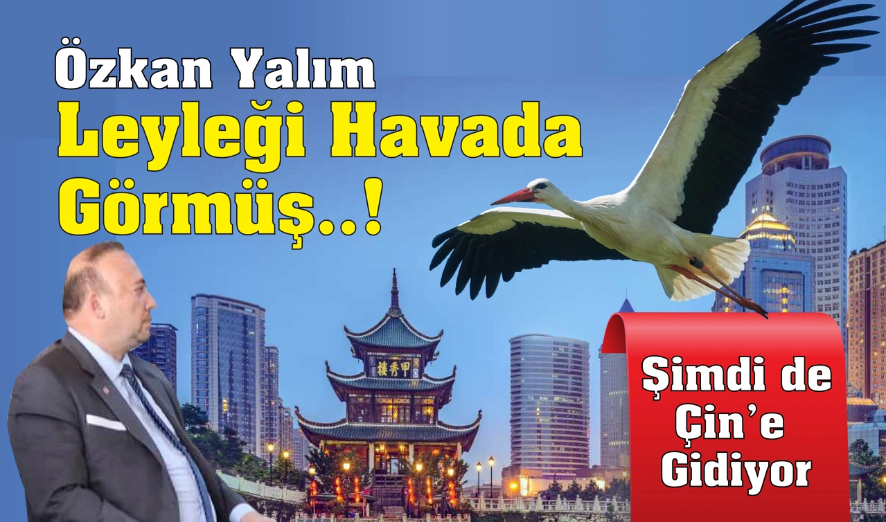 Uşak Belediye Başkanı Yalım, Leyleği Havada Görmüş…!