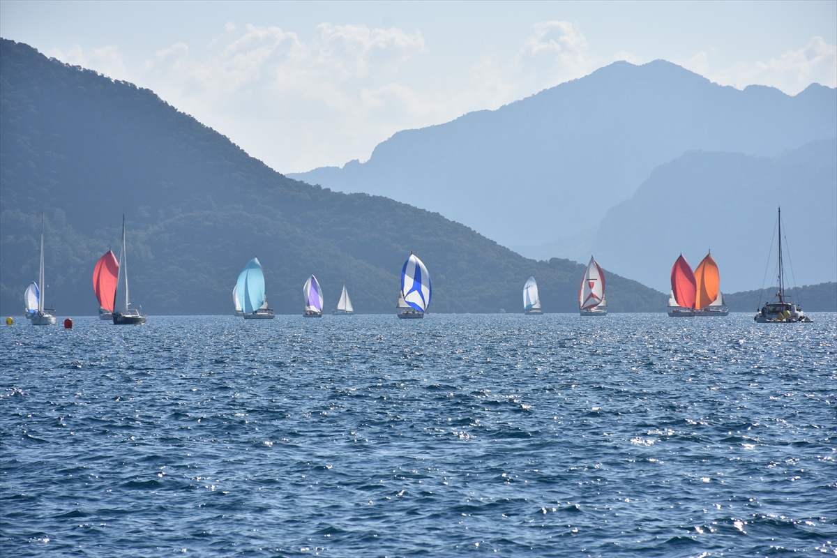 35. Uluslararası Marmaris Yarış Haftası'nda yatlar dördüncü gün mücadelesini tamamladı