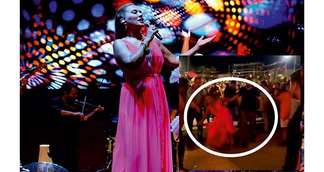 DEMET AKALIN YERE DÜŞÜNCE NAZAR DUASI İSTEDİ