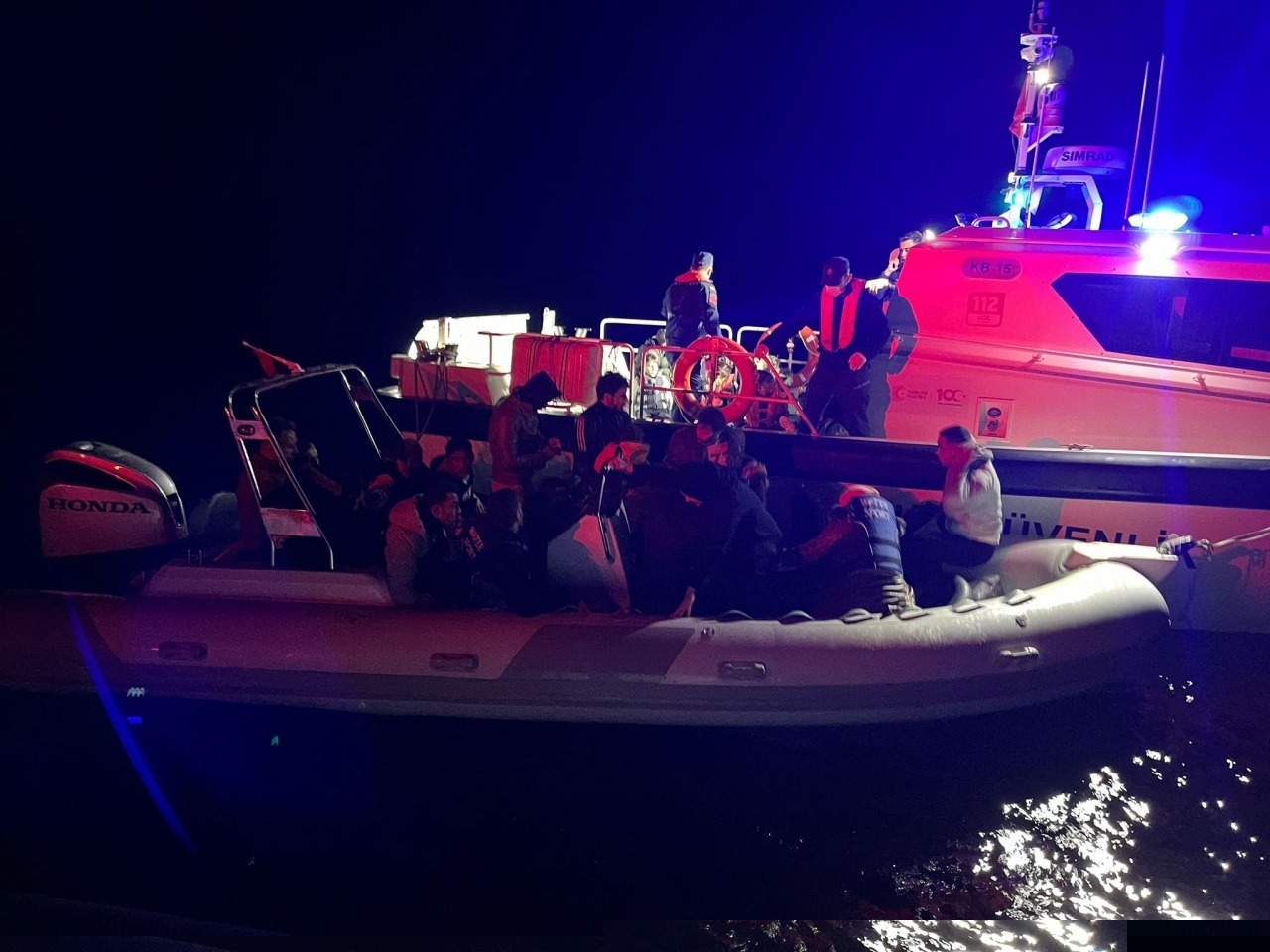Muğla açıklarında 31 düzensiz göçmen yakalandı