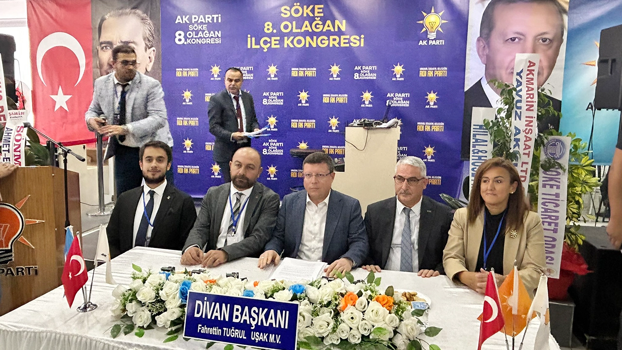 Ak Parti Söke İlçe Başkanlığı Seçimine Uşak Milletvekili Tuğrul'da katıldı
