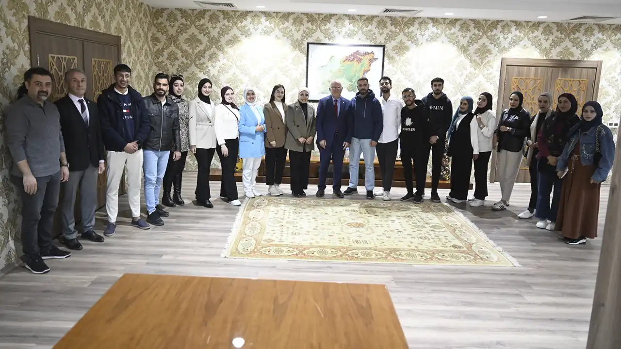 Filistinli Tıp Öğrencilerinden Veda Ziyareti