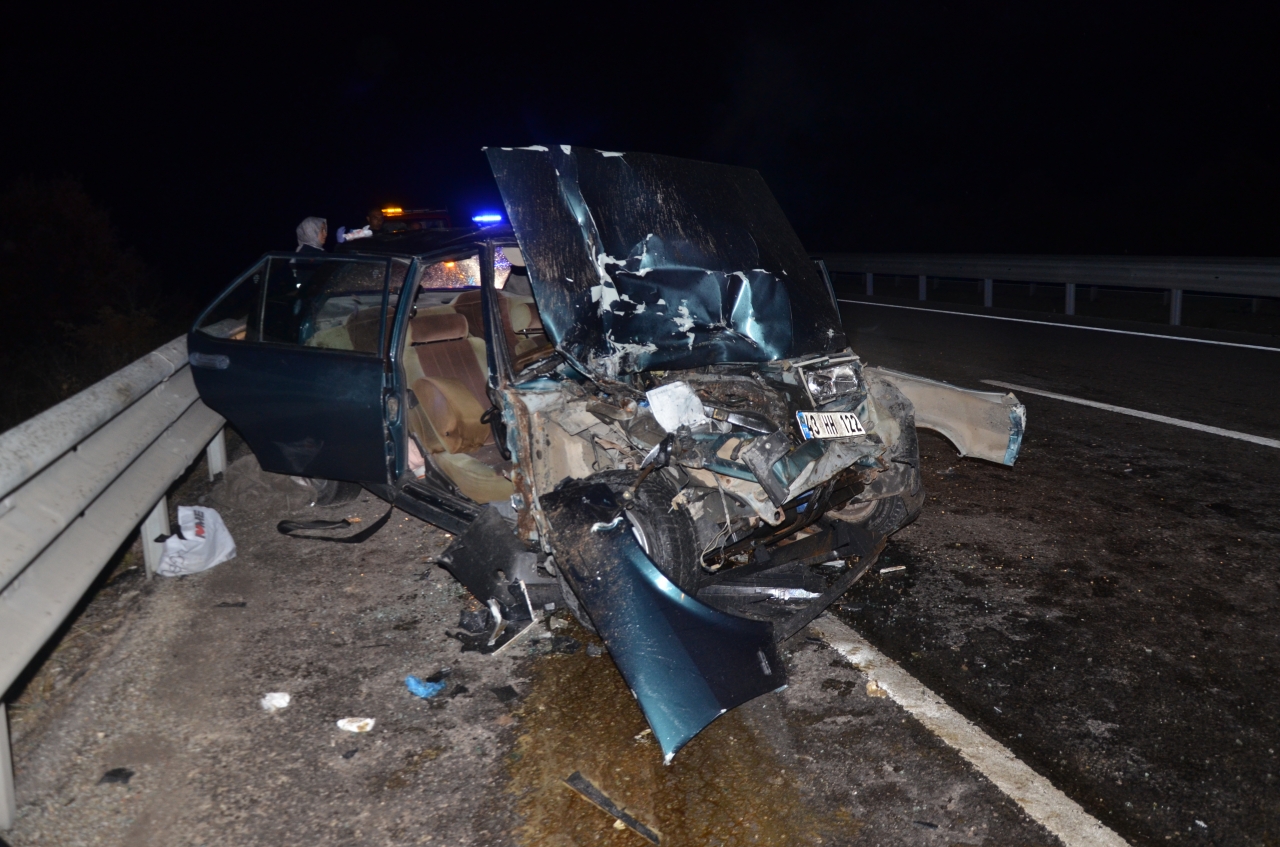 Kütahya'da trafik kazasında Reha Bülbül öldü, 4 kişi yaralandı