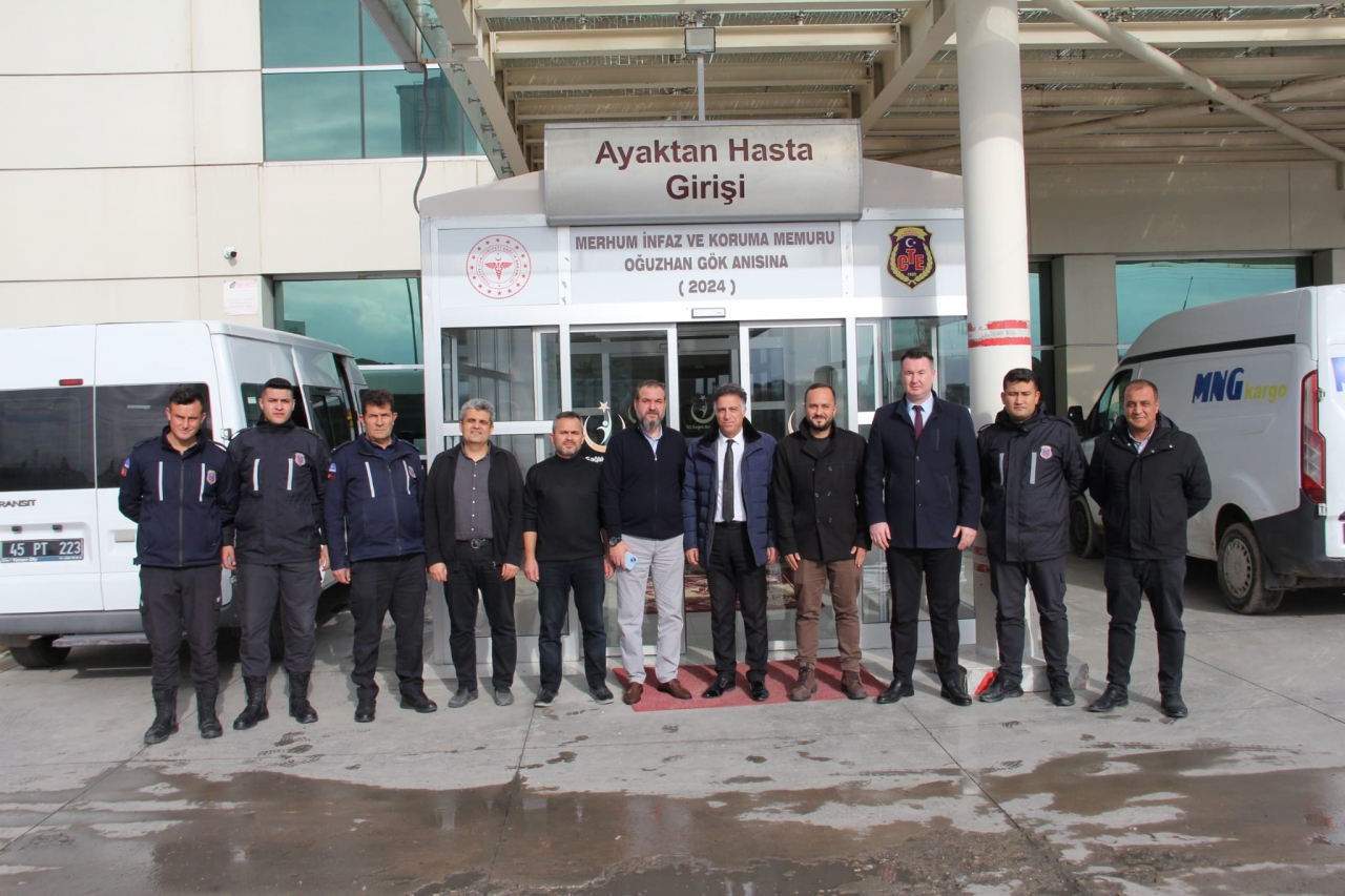 Manisa'da kazada hayatını kaybeden infaz koruma personeline vefa