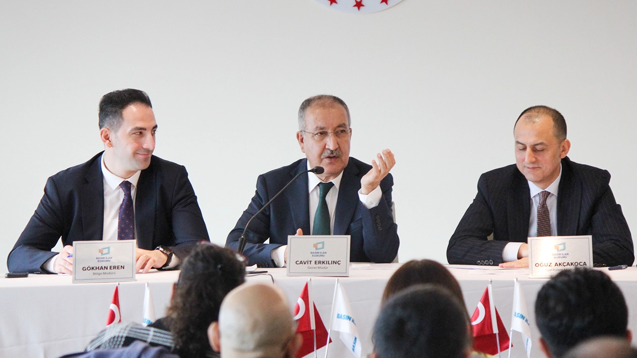 BİK Genel Müdürü Erkılınç, Gazete ve İHS Temsilcileriyle Bir Araya Geldi