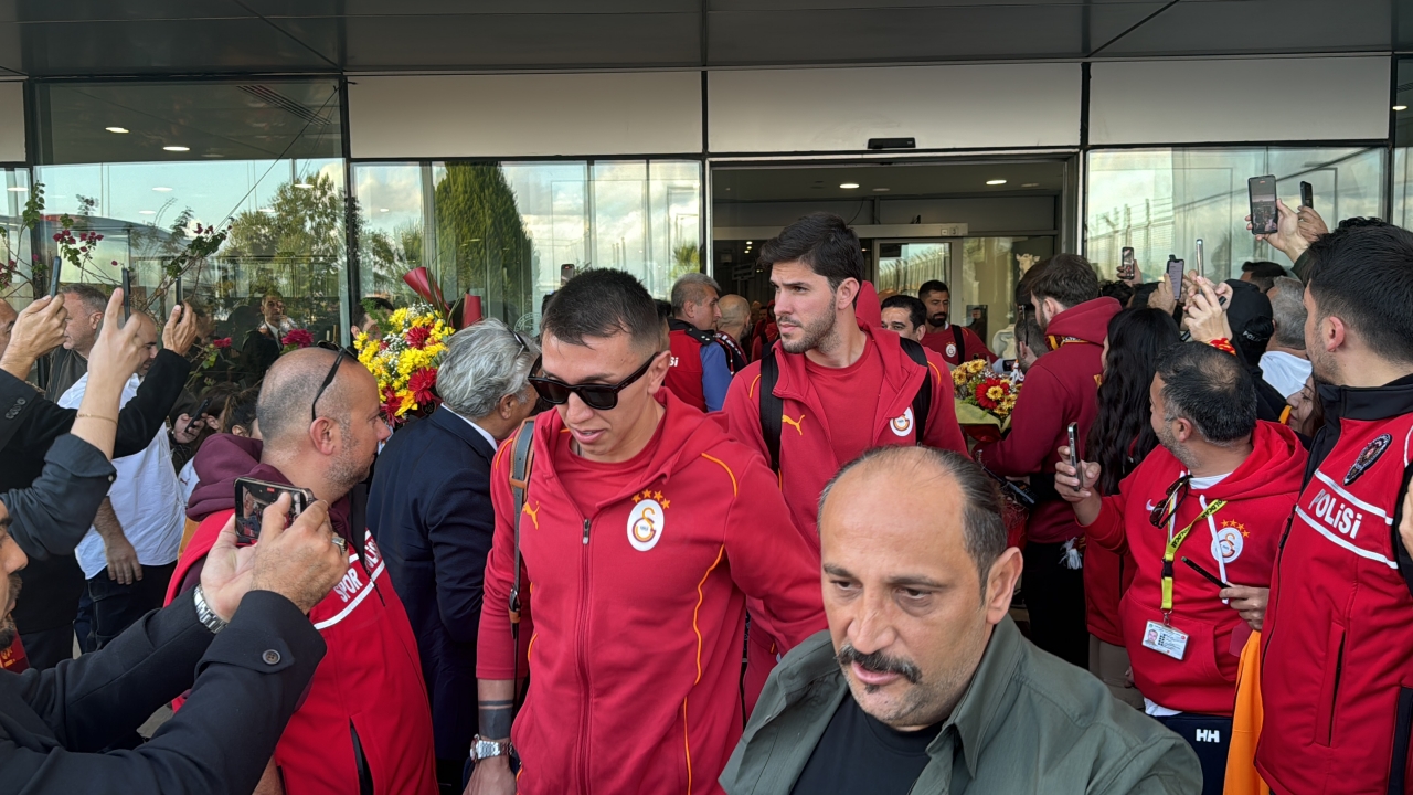 Galatasaray kafilesi Bodrum'a geldi