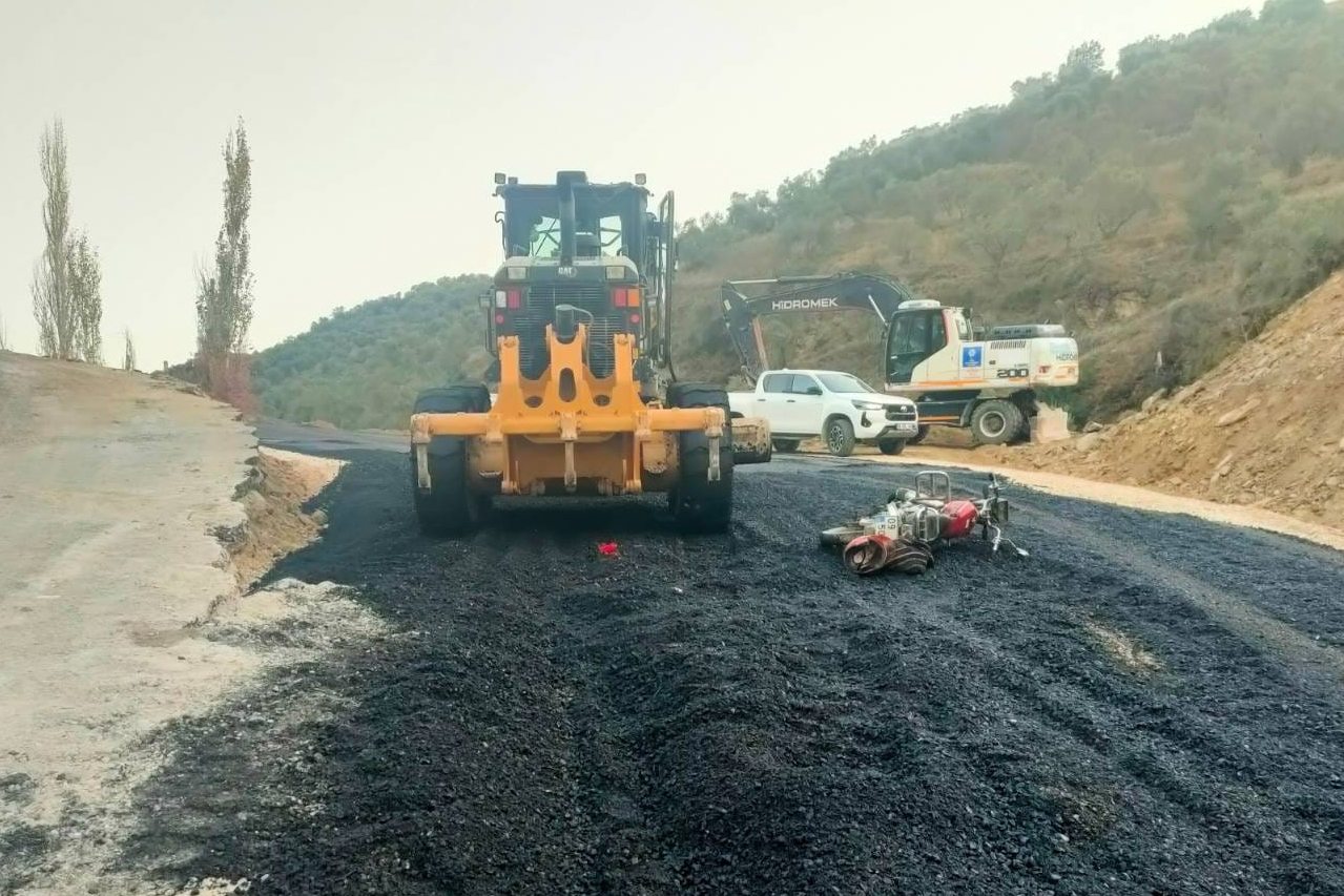 Aydın'da greyderle çarpışan motosikletin sürücüsü öldü