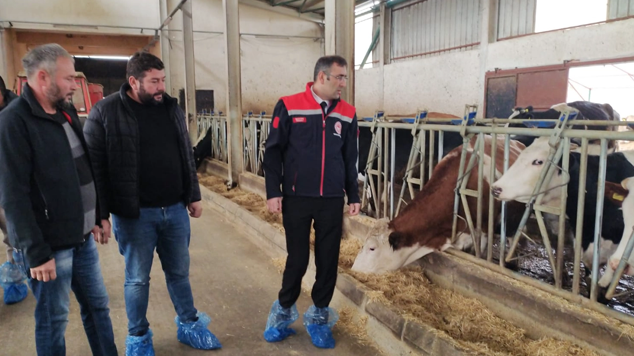 Hastalıktan Ari İşletmesine Tarım Müdürlüğünden Ziyaret