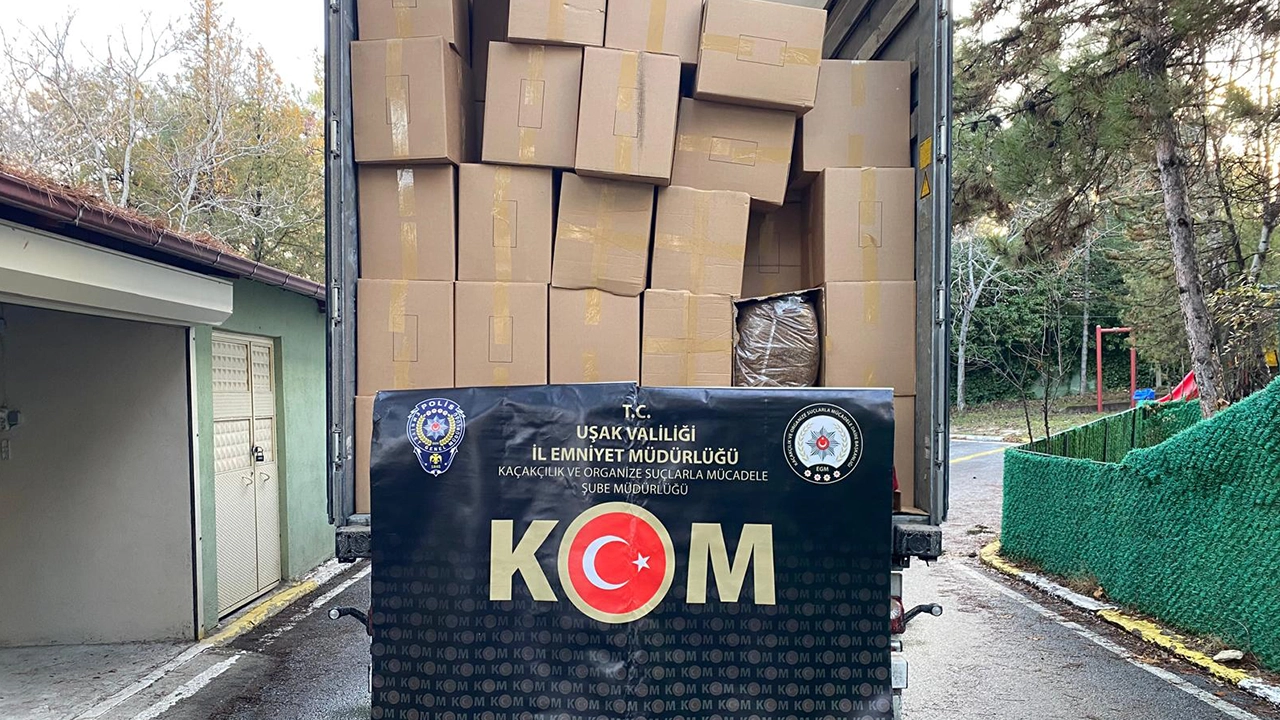 Piyasa Değeri 1.5 Milyon TL Olan Kaçak Tütün Ele Geçirildi