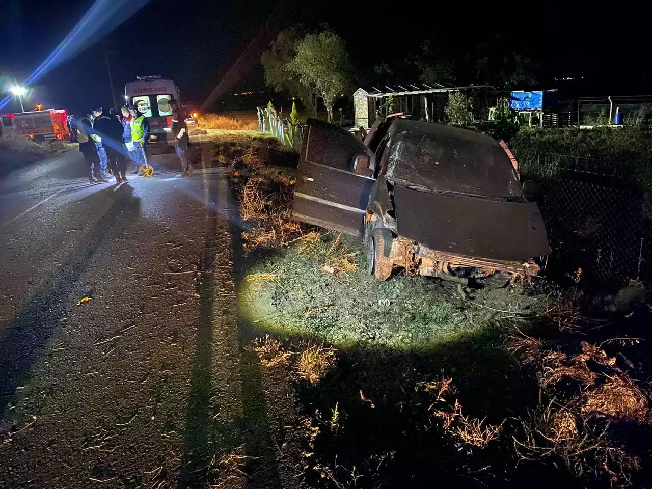 Seydikemer'de otomobilin çarptığı kişi öldü