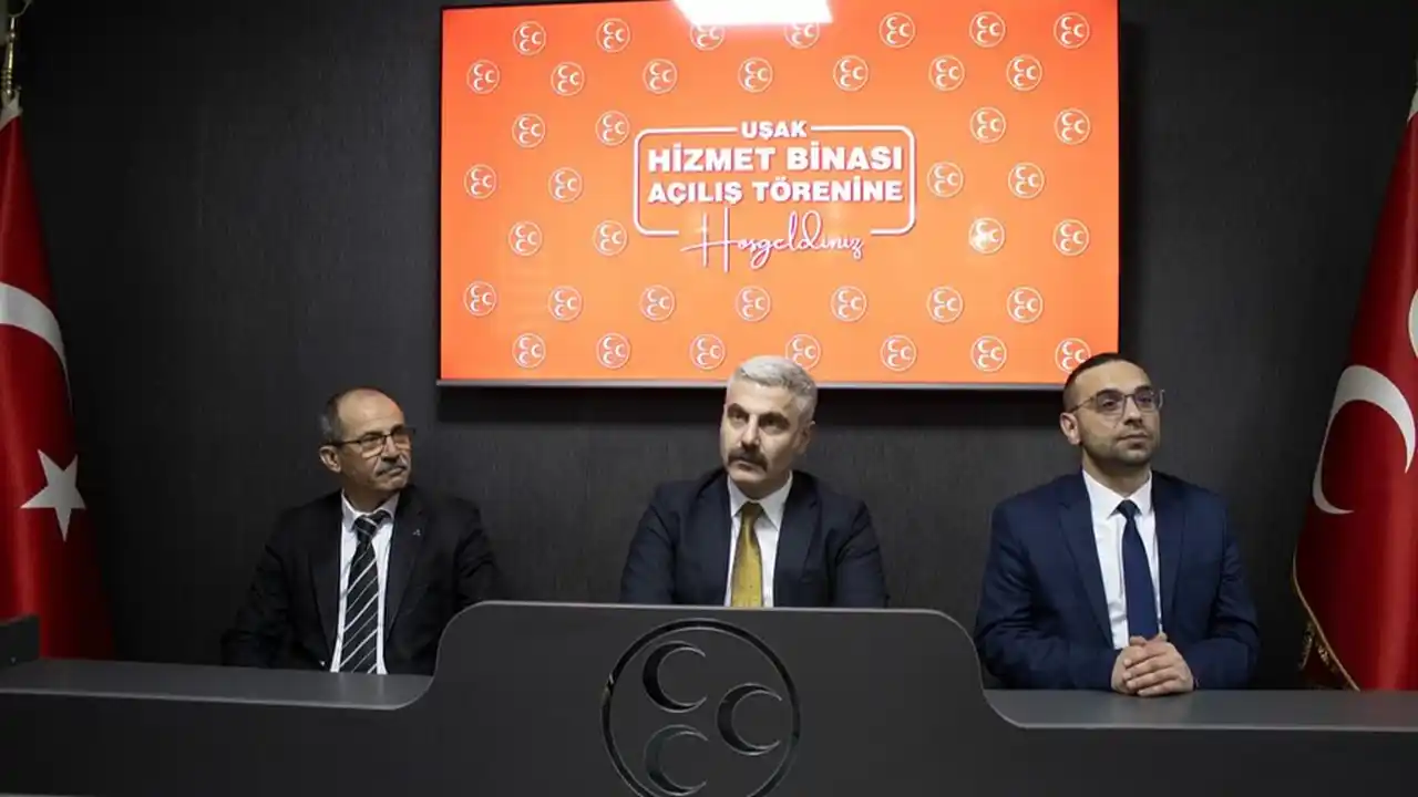 MHP Uşak İl Başkanlığı Yeni Hizmet Binası Açıldı