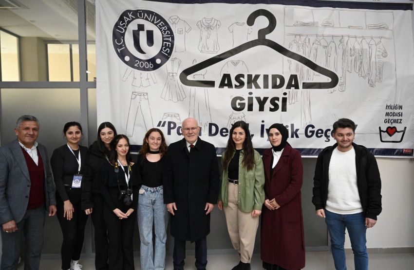 Uşak Üniversitesi’nden Kışlık Giysi Yardımı