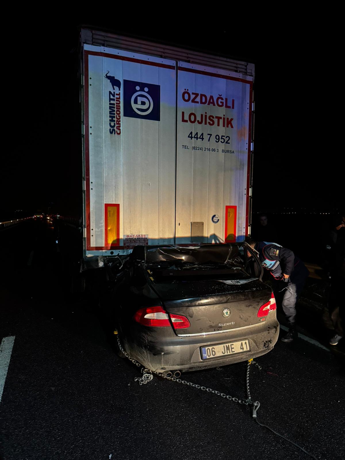 Akhisar'da trafik kazasında 1 kişi öldü