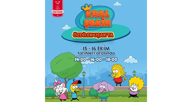 “KRAL ŞAKİR VE ARKADAŞLARI’NIN MÜZİKLİ DANS OYUNU” UŞAK’TA MİNİK İZLEYİCİYLE BULUŞUYOR