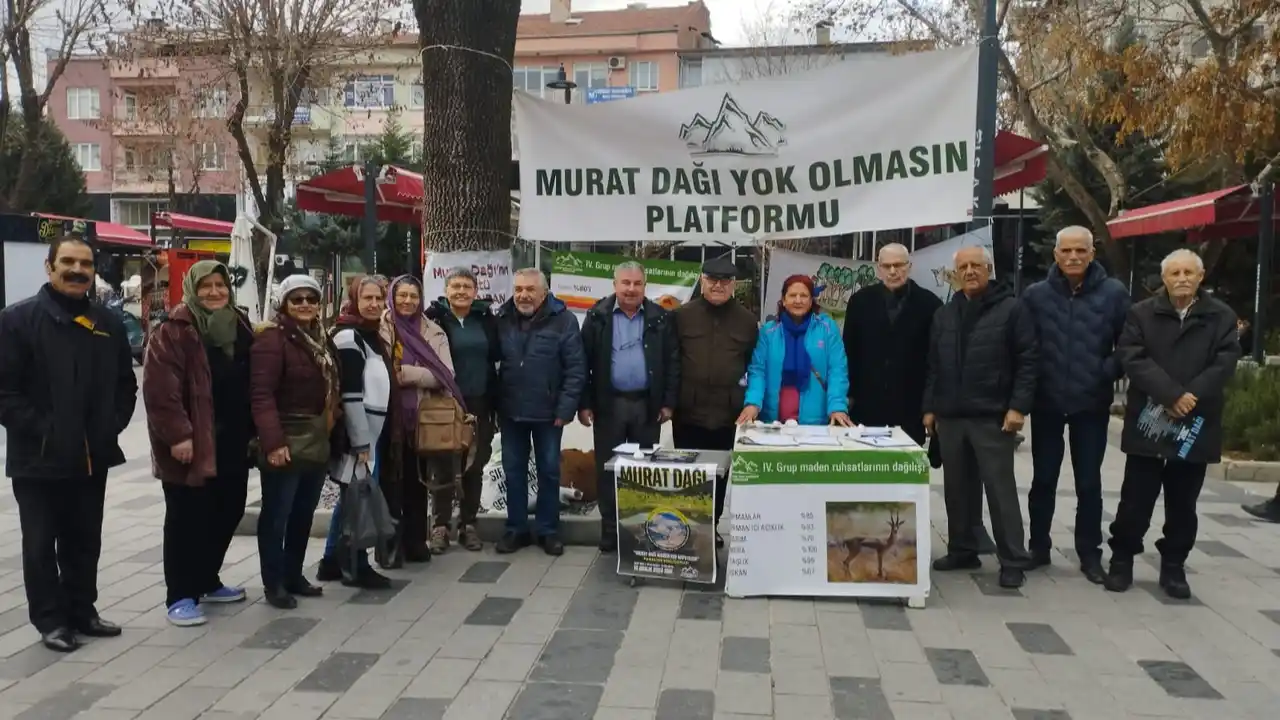 Uşaklılar: “Murat Dağı Madenciliğe Kapatılsın”