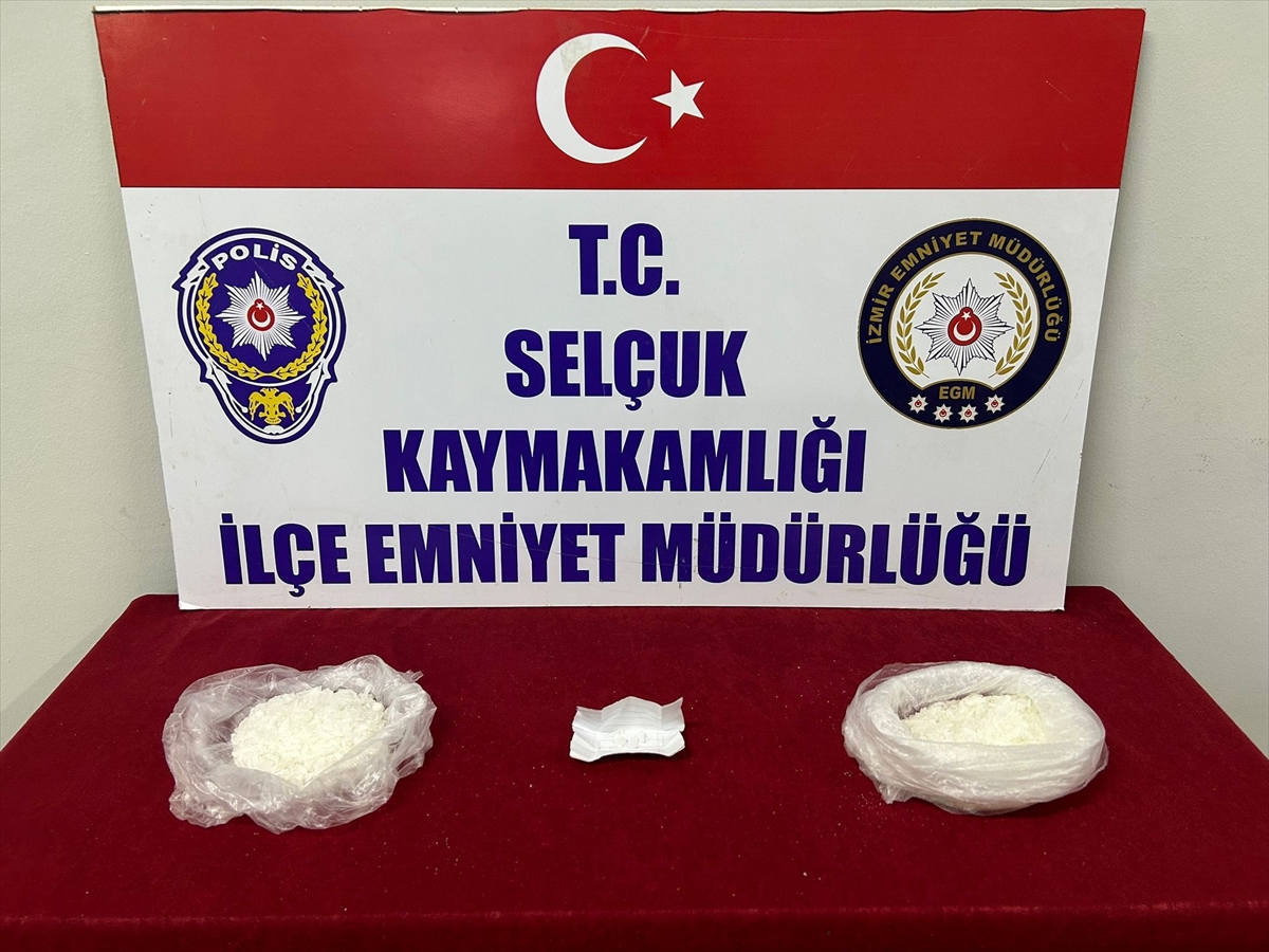 Selçuk'ta uyuşturucu operasyonunda yakalanan şüpheli tutuklandı