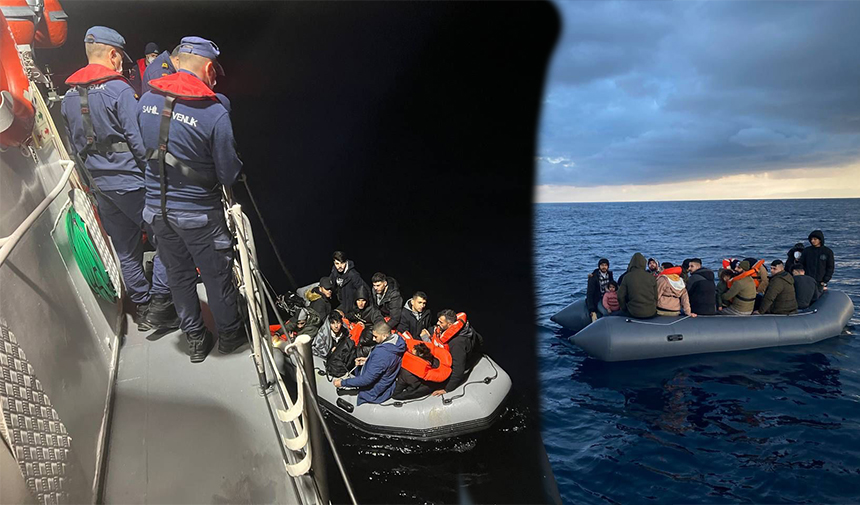 İzmir'de 39 düzensiz göçmen yakalandı