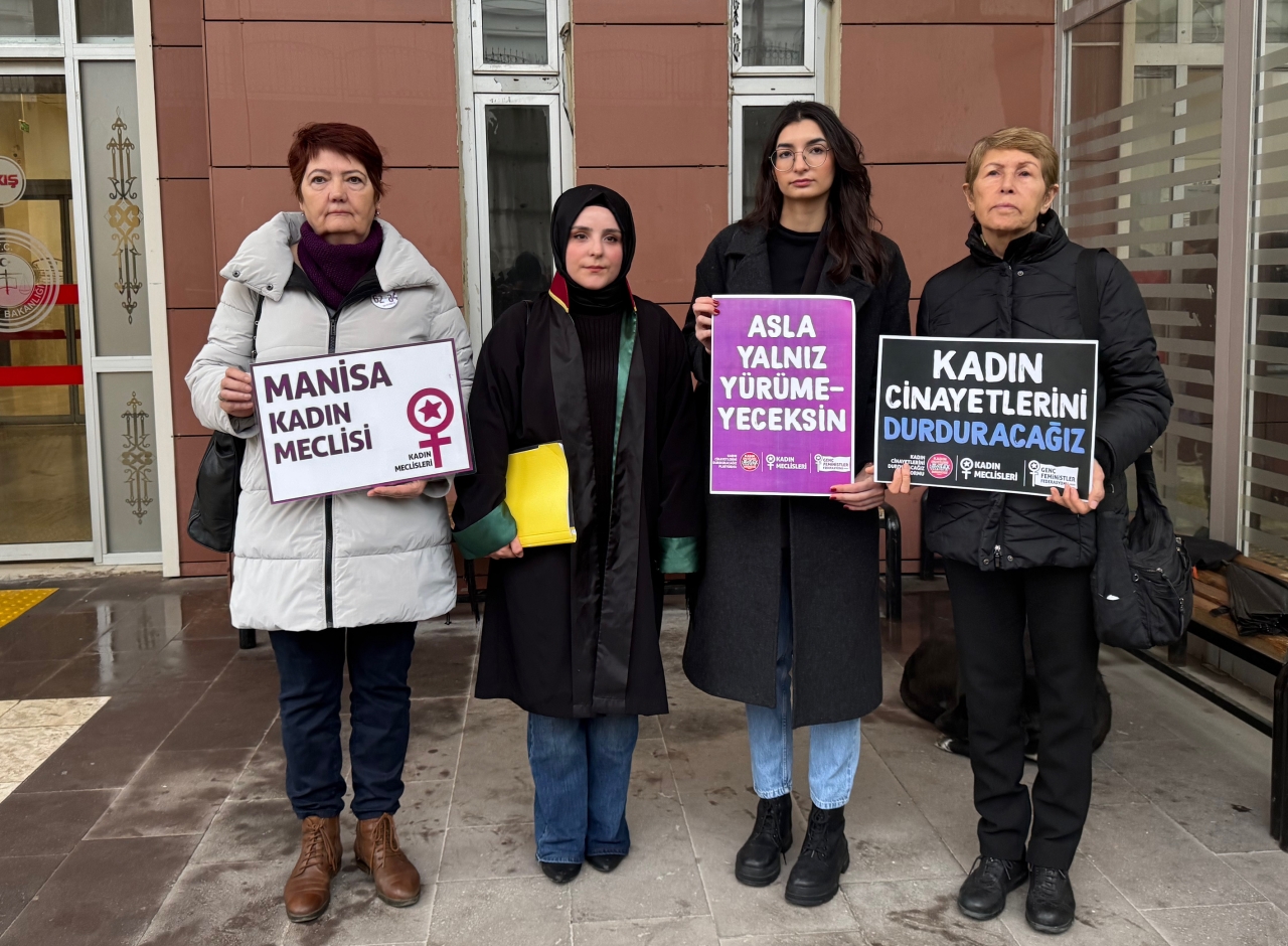 Manisa'da bir kadını öldüren, diğerini yaralayan sanığın yargılanması sürdü