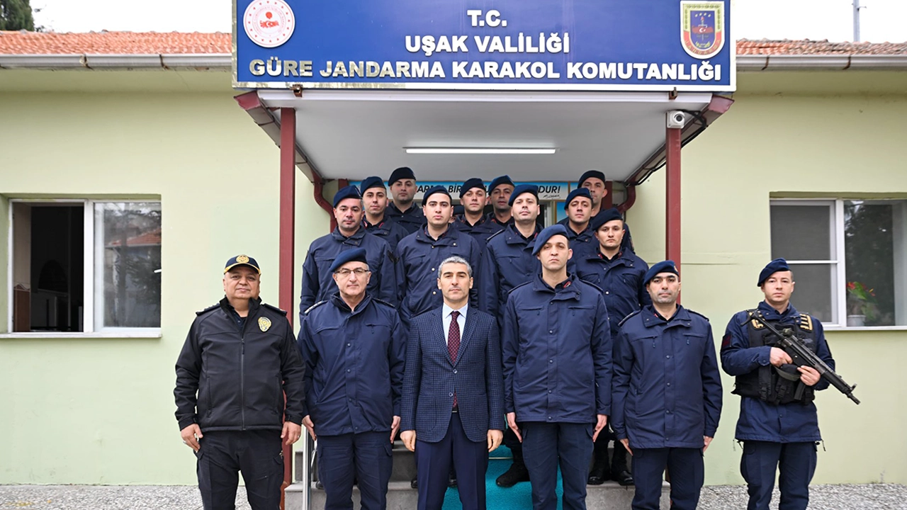 Vali Aktaş, Güre Jandarma Karakolunu Ziyaret Etti