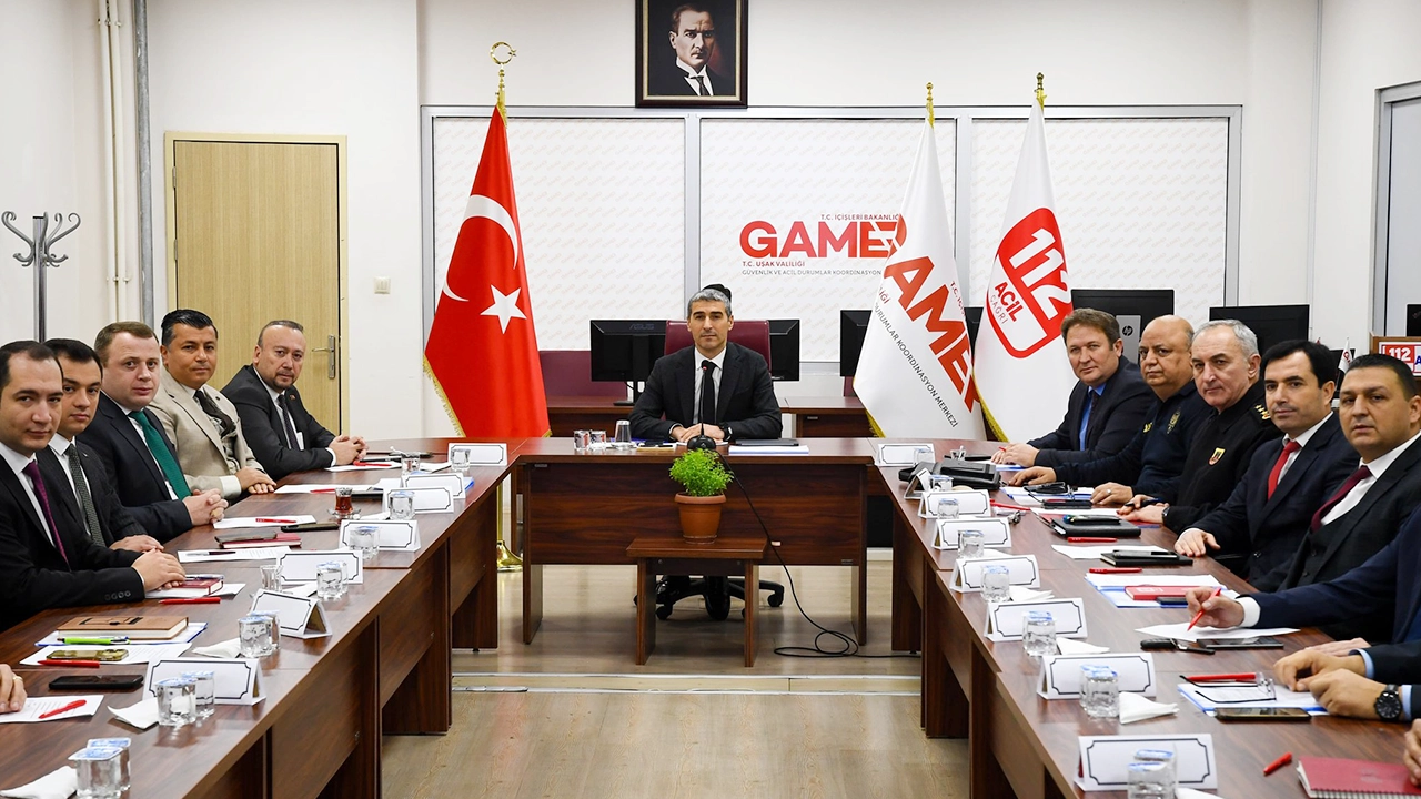 Uşak’ta 2025 Yılı İçin Acil Durum Planlaması Yapıldı