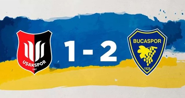 UŞAKSPOR EGE DERBİSİNDE EVİNDE BUCASPOR’A MAĞLUP OLDU (1-2)