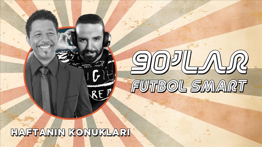 D-Smart'ın "90’lar Futbol Smart" programına Mansur Ark ve DJ Hakan Küfündür katıldı