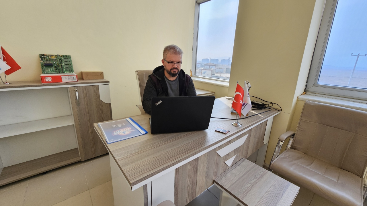Afyonkarahisar'daki Zafer Teknopark'ta yazılım çalışmaları