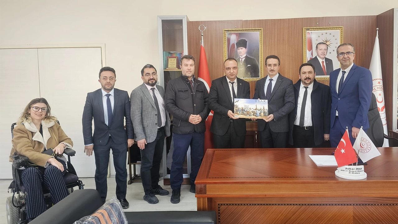 Engelliler Meclisi’nden Aile ve Sosyal Hizmetler İl Müdürlüğü’ne Anlamlı Ziyaret