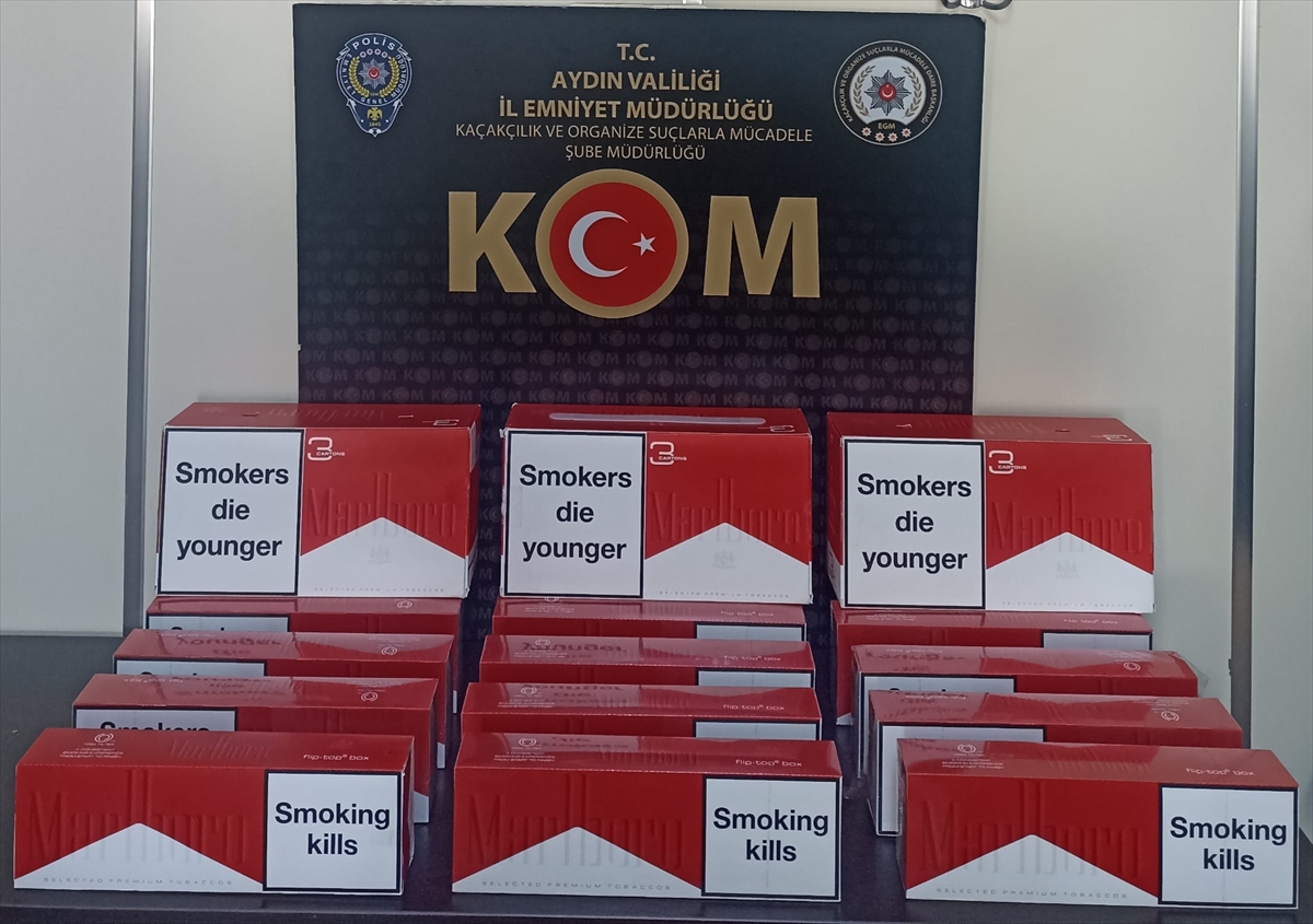 Aydın'da kaçakçılık operasyonunda 2 kişi yakalandı