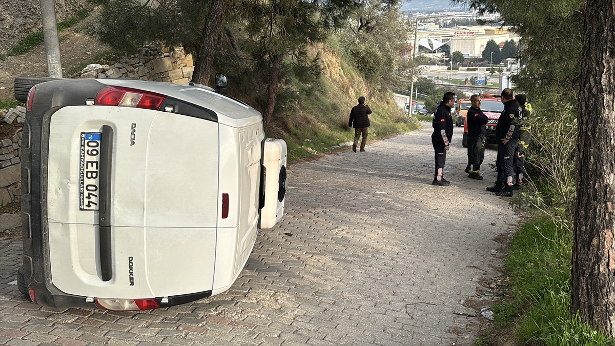 Aydın'da trafik kazasında 1 kişi yaralandı