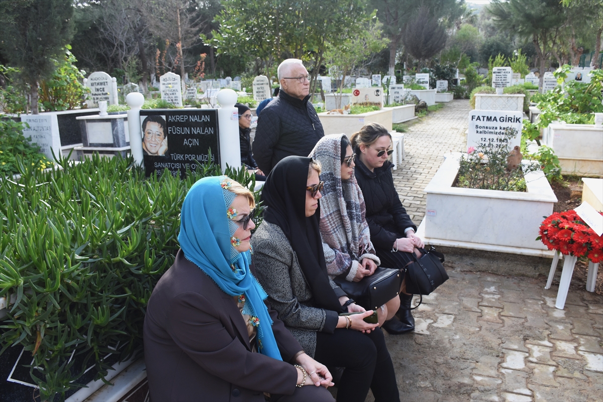 Fatma Girik Bodrum'daki mezarı başında anıldı