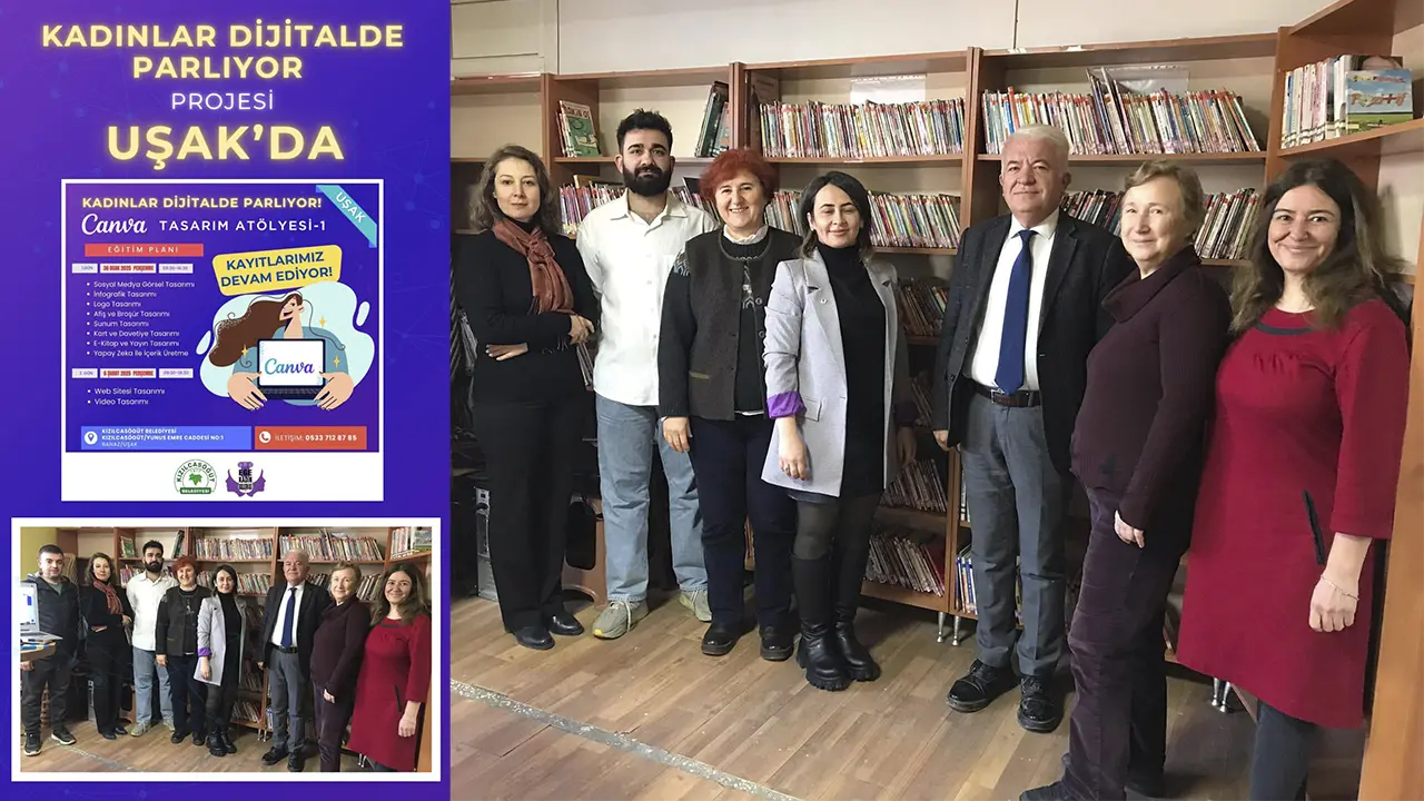 Uşak’ta Kadınlar İçin Ücretsiz CANVA eğitimi!